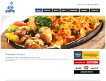 Tablet Screenshot of darshanrestaurant.com